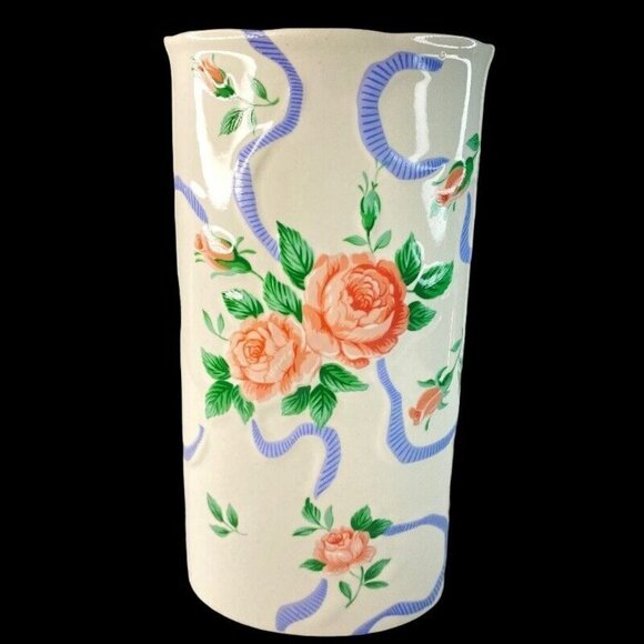 Vintage Otagiri Japan Bud Floral Vase 6”T 3”W - Picture 1 of 4
